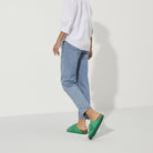 Kyoto Bold Green Suede/Nubuck Leather Narrow
