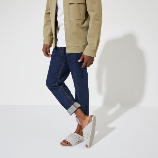 Kyoto Antique White Suede/Nubuck Leather Regular