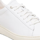 Bend Low White Smooth Leather Regular
