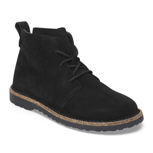 Uppsala Mid Black Suede Leather Regular