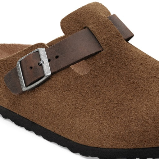 Boston Dark Tea Oiled/Suede Leather Regular
