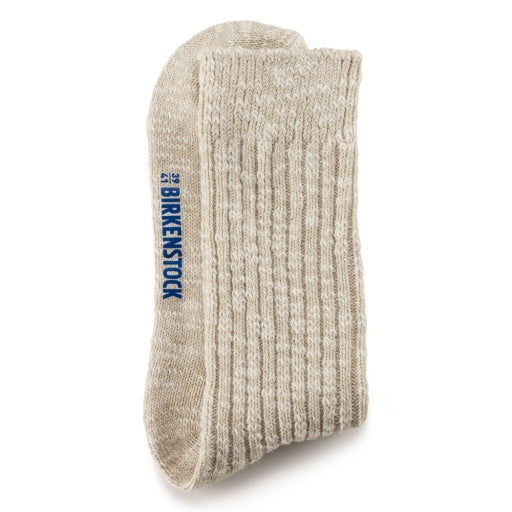 Cotton Slub Beige White