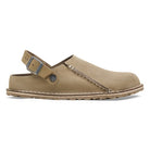 Lutry Grey Taupe Suede Leather Narrow