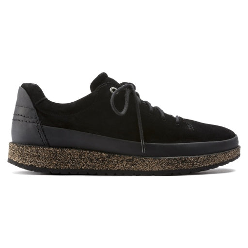 Honnef Low Black Suede Leather Regular