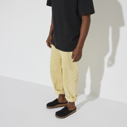 Naples Black Suede Leather Regular