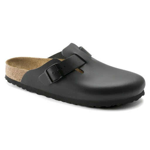 Boston Black Smooth Leather Regular