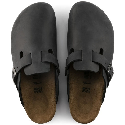 Boston Black Oiled Leather Regular