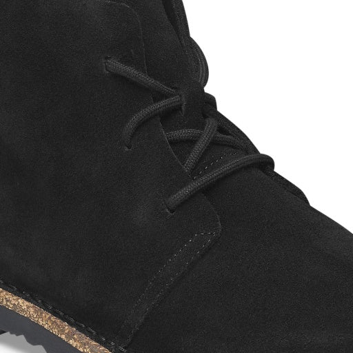 Uppsala Mid Black Suede Leather Regular