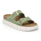 Arizona Chunky Green Tea Suede Leather Narrow