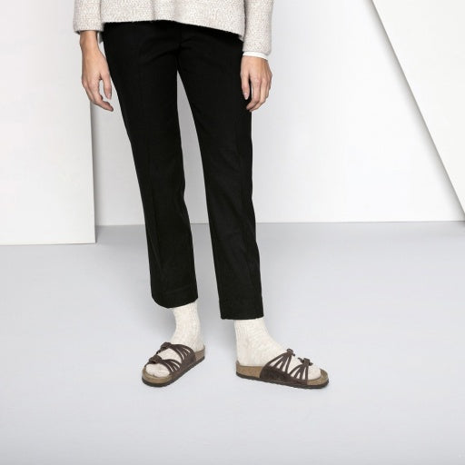 Cotton Slub Beige White