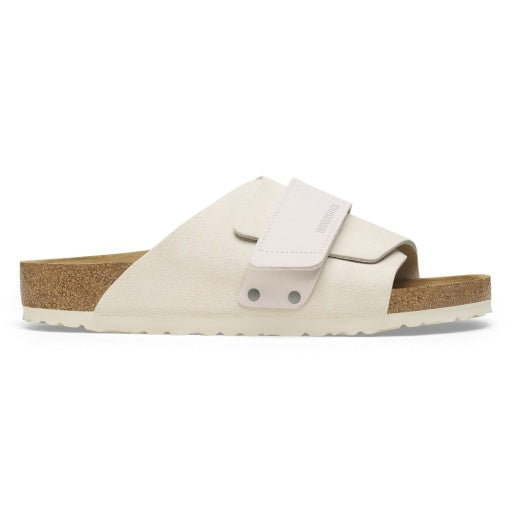 Kyoto Antique White Suede/Nubuck Leather Narrow